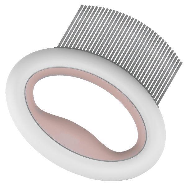 Pet Life ® 'Knuckler' Handheld Travel Flexible Grooming Pet Rake Comb