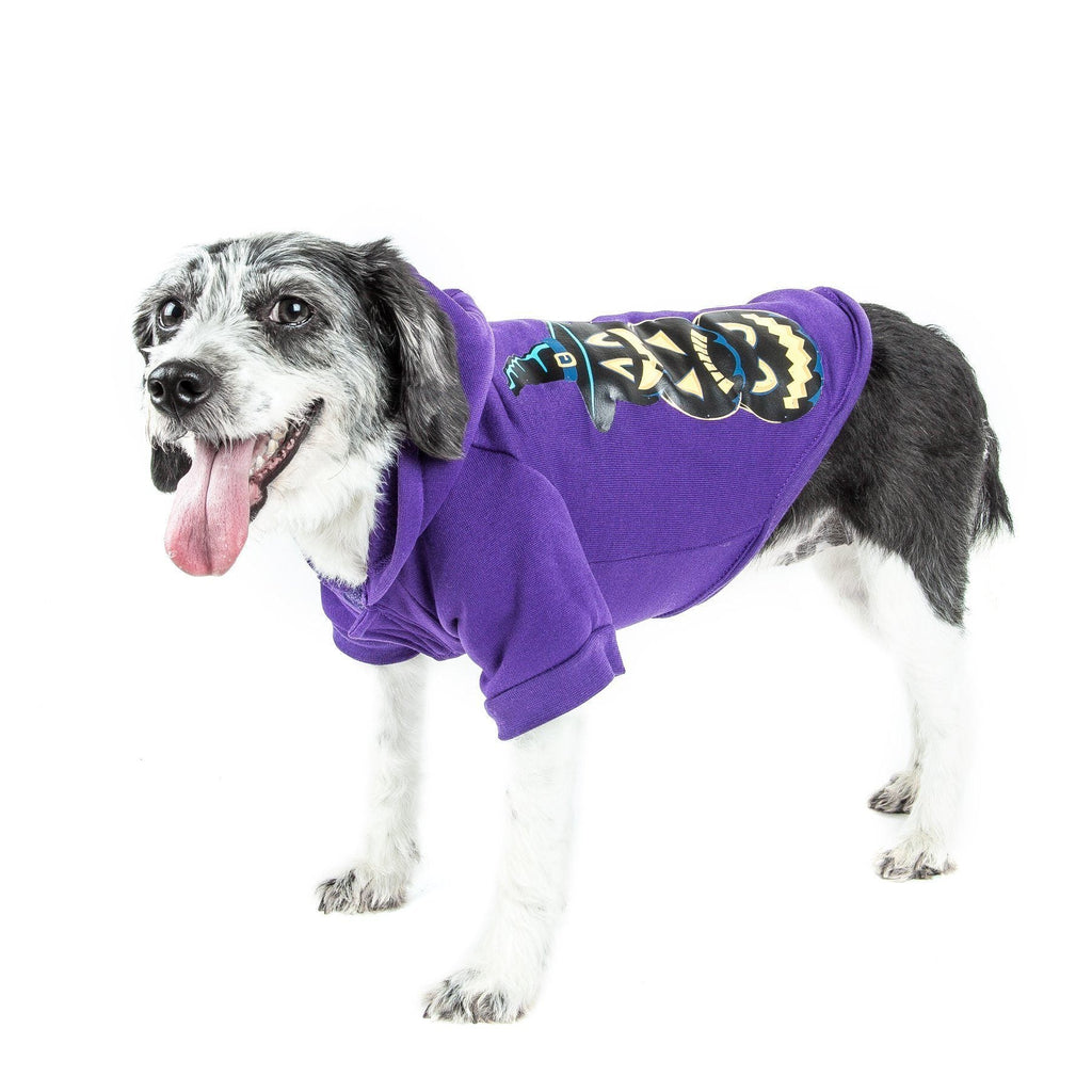 LED Lighting Halloween Happy Snowman Hooded Dog Costume Sweater with Batteries