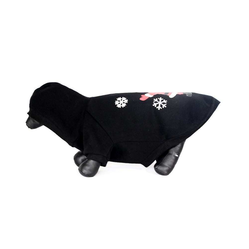 LED Lighting Juggling Santa Hooded Dog Costume Sweater