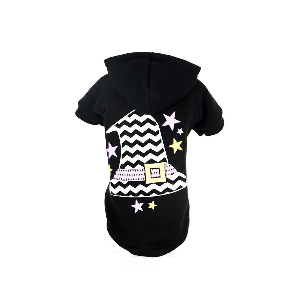 LED Lighting Magical Hat Hooded Dog Costume Sweater