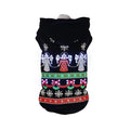 LED Lighting Patterned Holiday Hooded Dog Costume Sweater with Batteries