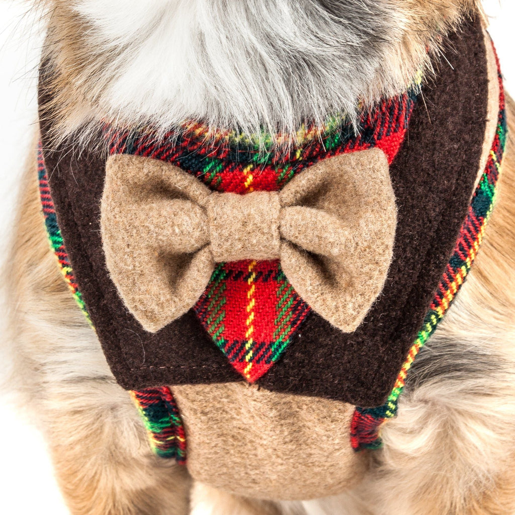 Luxe Dapperbone 2-in-1 Adjustable Fashion Dog Harness and Leash