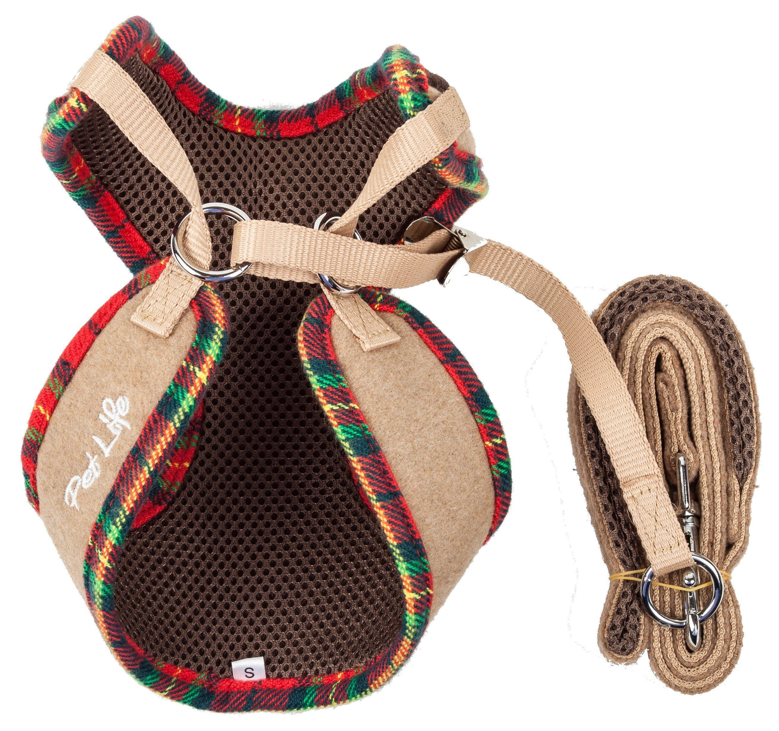 Luxe Dapperbone 2-in-1 Adjustable Fashion Dog Harness and Leash