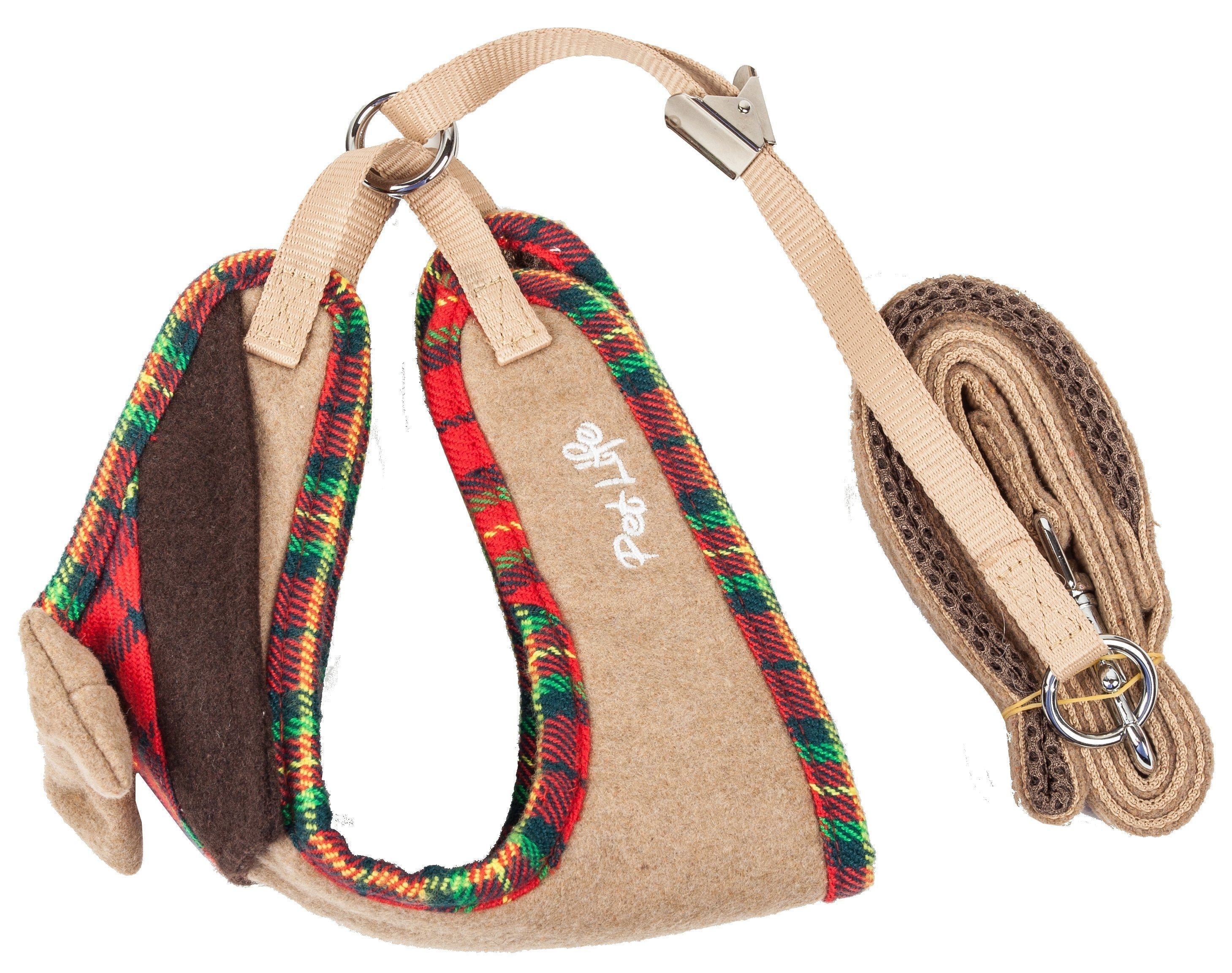 Luxe Dapperbone 2-in-1 Adjustable Fashion Dog Harness and Leash