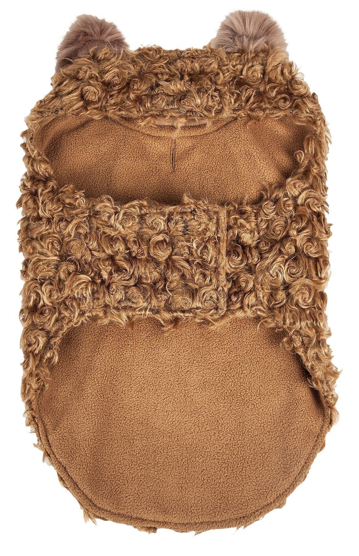 Luxe Furpaw Shaggy Elegant Fashion Designer Fur Dog Coat