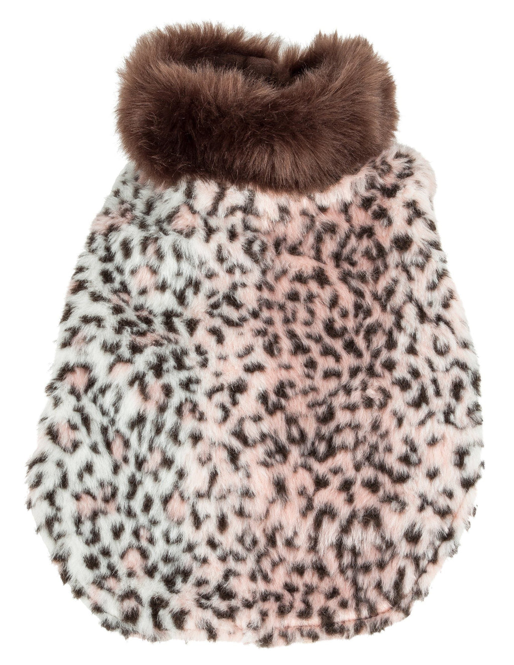 Luxe Furracious Cheetah Patterned Mink Designer Fur Dog Coat