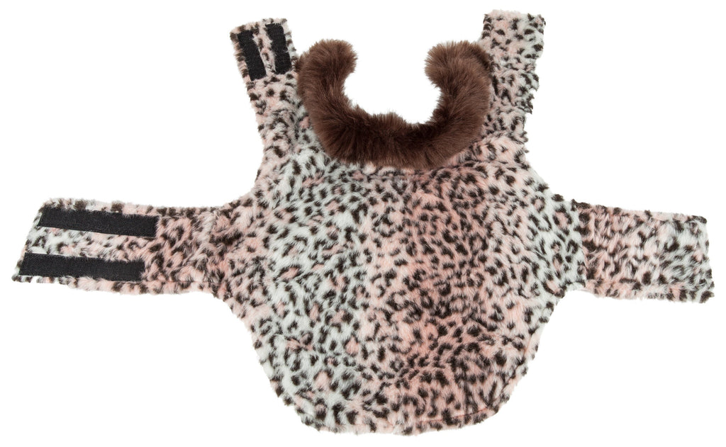 Luxe Furracious Cheetah Patterned Mink Designer Fur Dog Coat