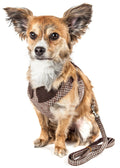 Luxe Houndsome 2-in-1 Adjustable Designer Dog Harness and Leash