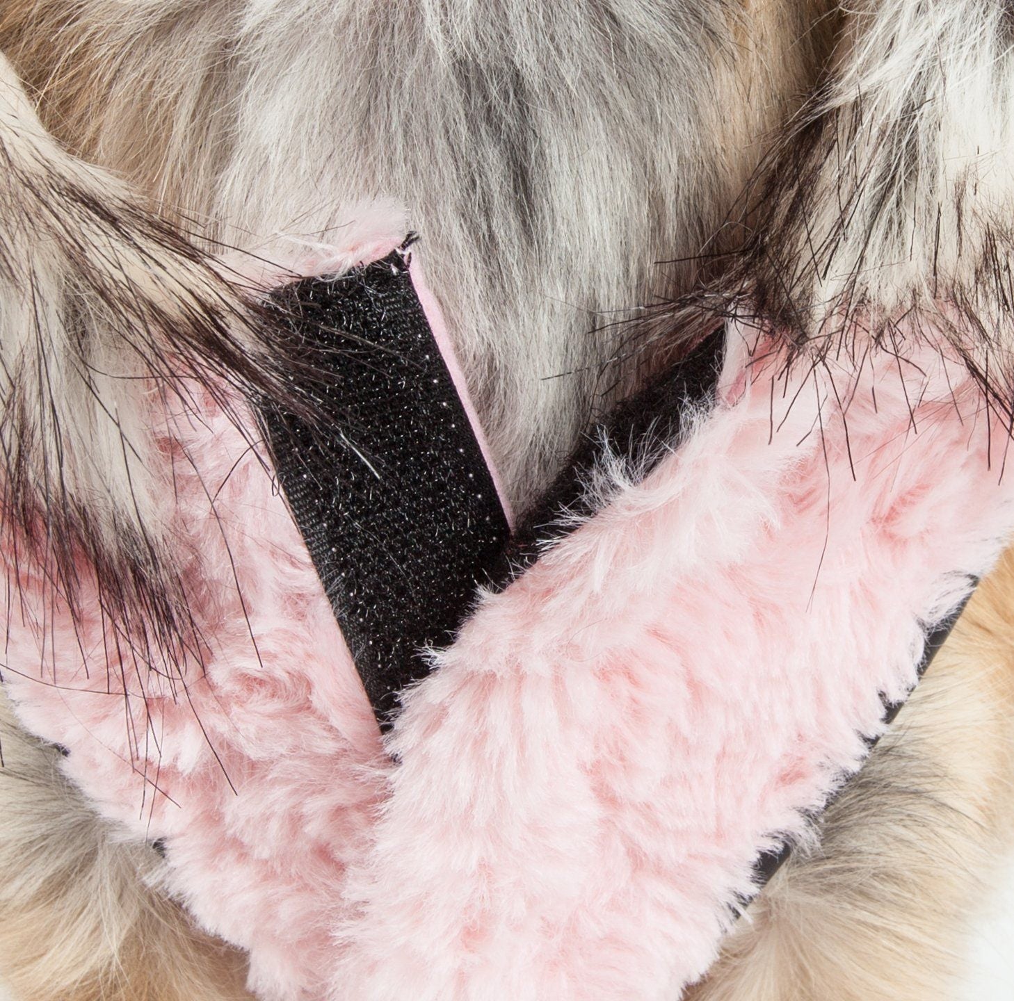 Luxe Pinkachew Charming Mink Fur Dog Coat
