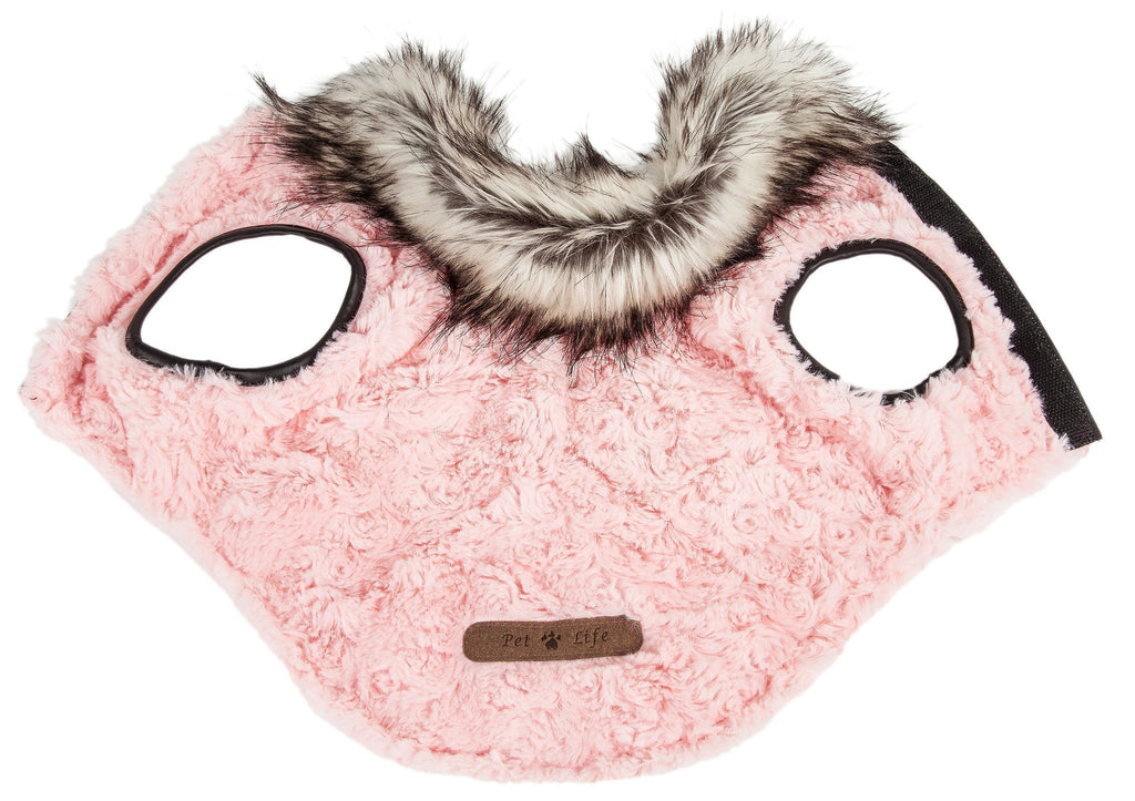 Luxe Pinkachew Charming Mink Fur Dog Coat