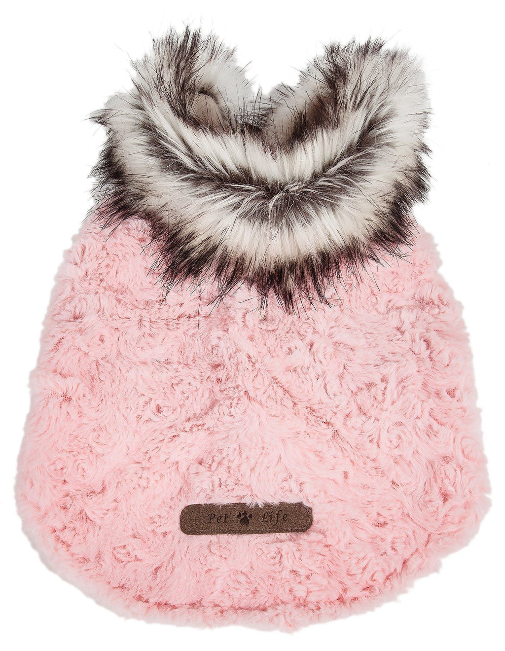 Luxe Pinkachew Charming Mink Fur Dog Coat