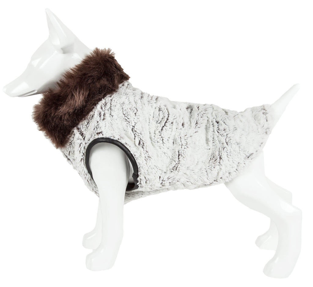 Luxe Purrlage Pelage Designer Fashion Fur Dog Coat