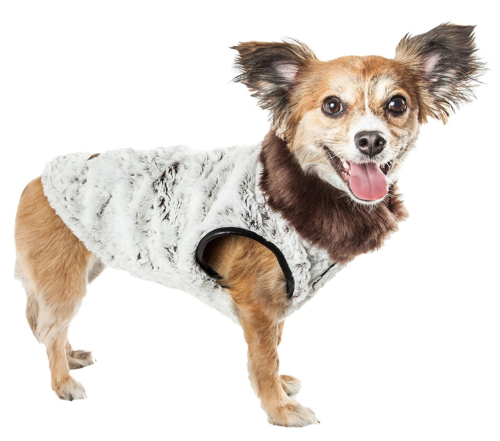 Luxe Purrlage Pelage Designer Fashion Fur Dog Coat