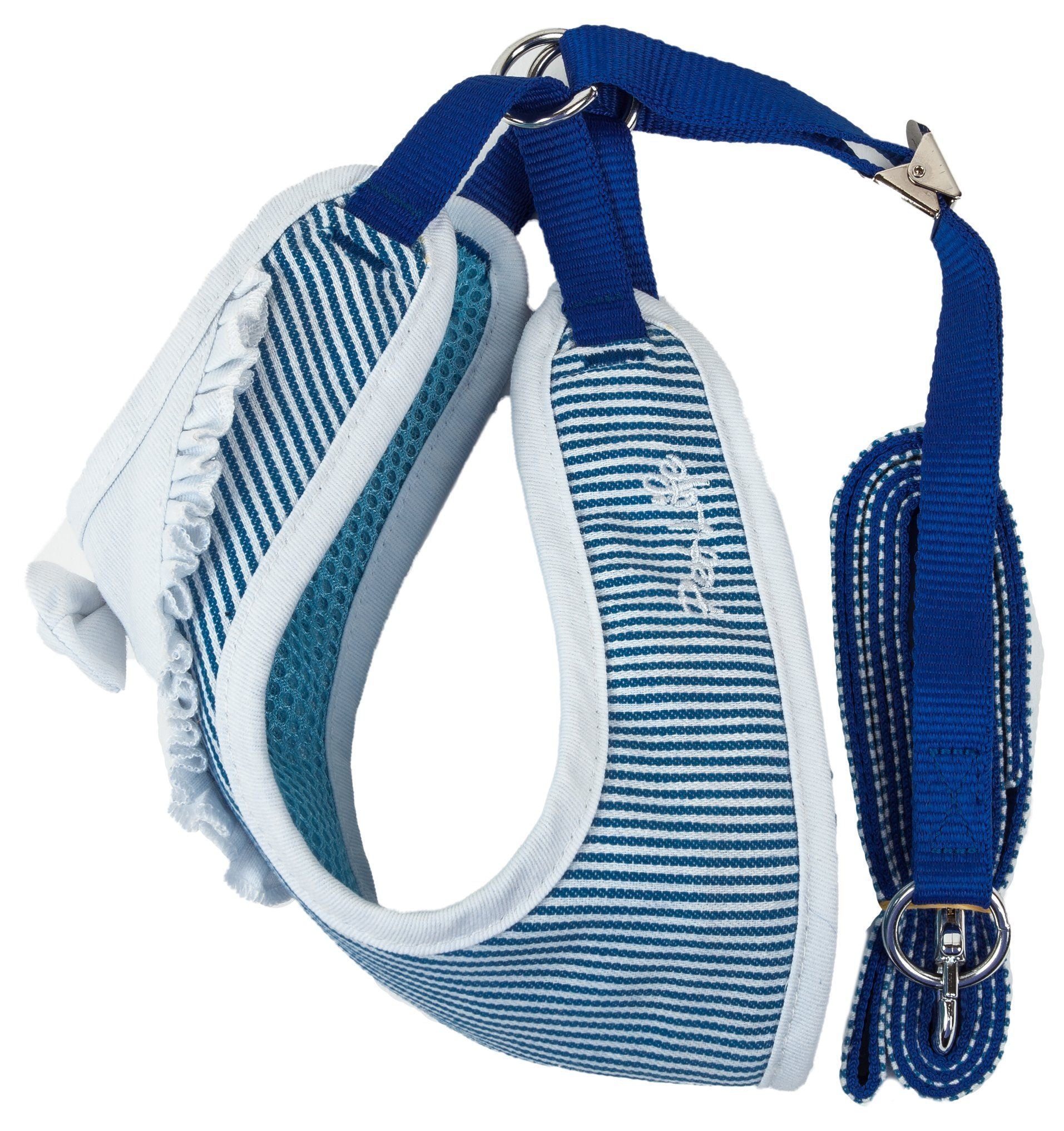 Luxe Spawling 2-in-1 Adjustable Fashion Dog Harness and Leash