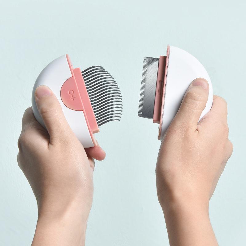 LYNX 2-in-1 Travel Connecting Grooming Pet Comb and Deshedder
