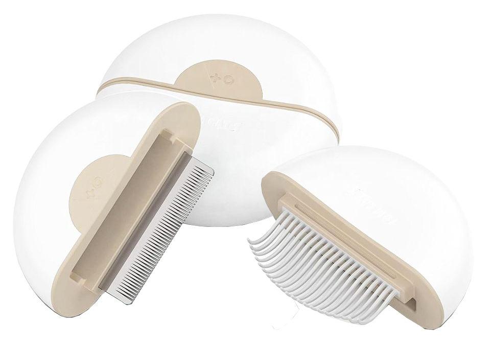 LYNX 2-in-1 Travel Connecting Grooming Pet Comb and Deshedder