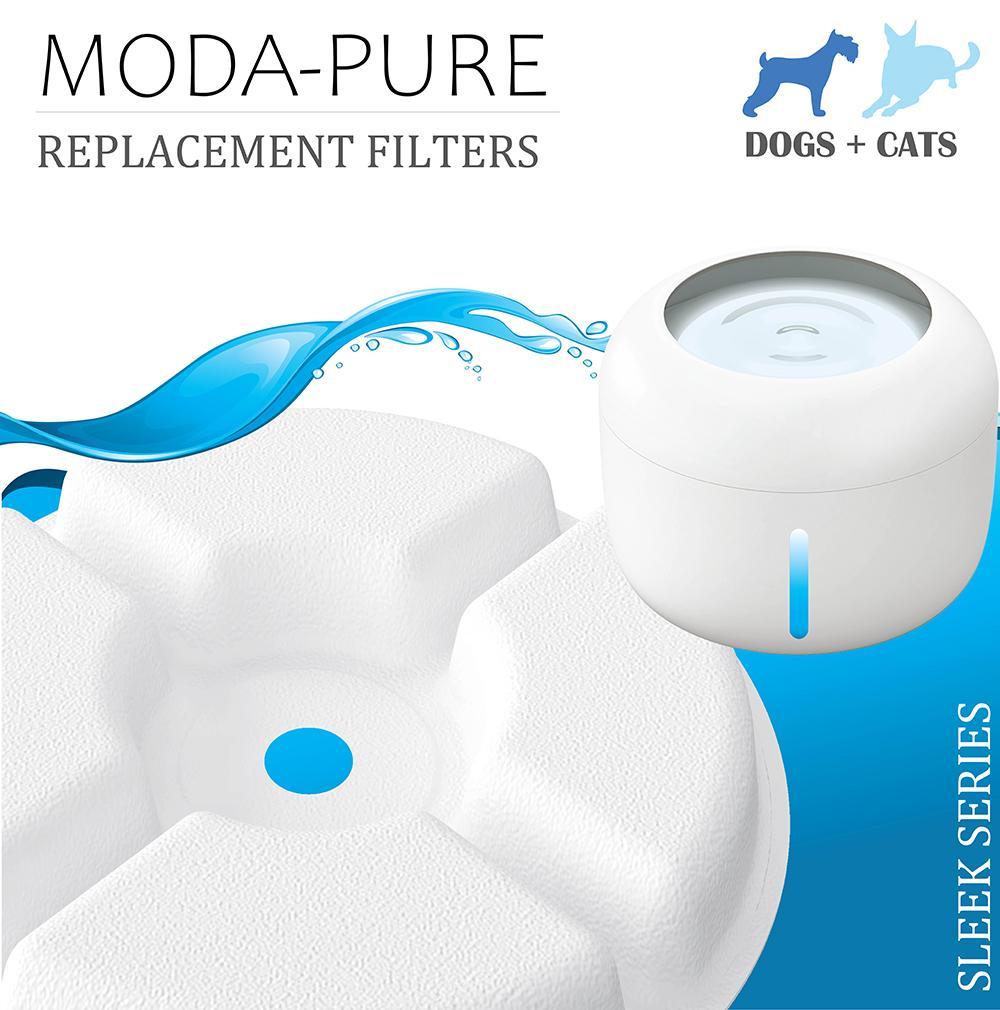 Moda-Pure Filtered Dog and Cat Fountain – Replacement Filters (3 Pack)