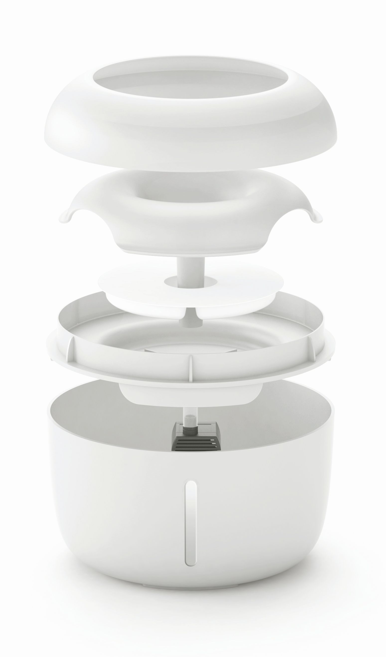Moda-Pure Ultra-Quiet Filtered Dog and Cat Fountain Waterer