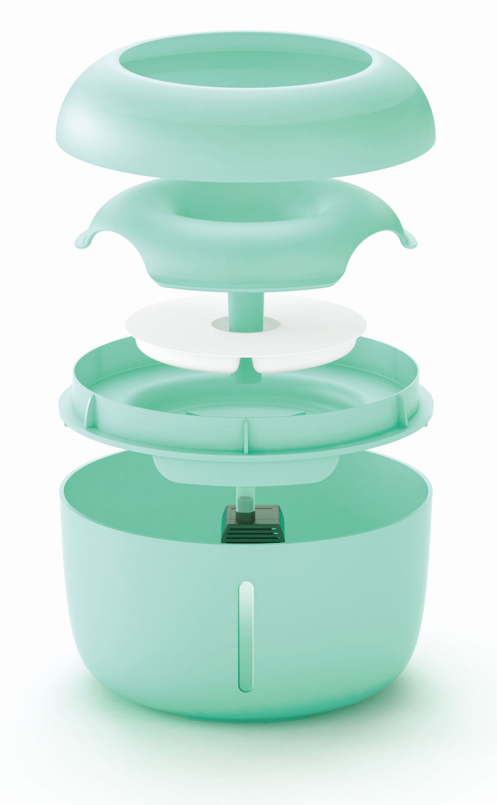 Moda-Pure Ultra-Quiet Filtered Dog and Cat Fountain Waterer