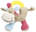 Moo-cifier Plush Squeaking and Rubber Teething Newborn Puppy Dog Toy