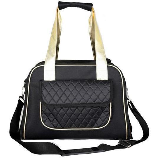 Mystique Airline Approved Fashion Designer Travel Pet Dog Carrier with Pouch