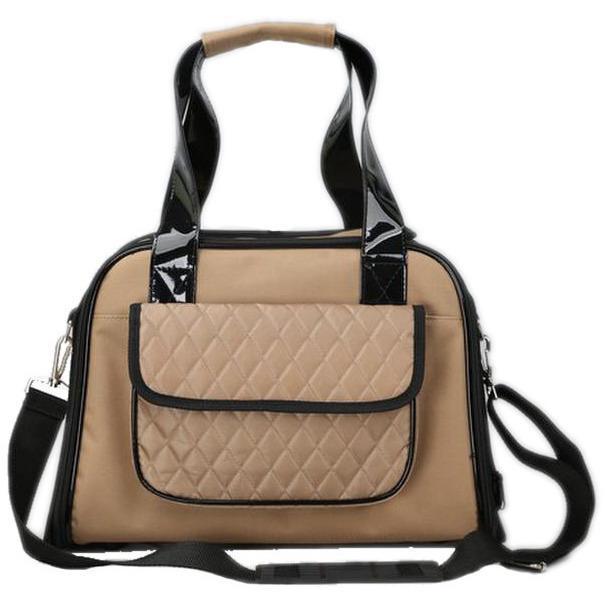 Mystique Airline Approved Fashion Designer Travel Pet Dog Carrier with Pouch