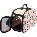 Narrow Shelled Perforated Lightweight Collapsible Military Grade Designer Travel Dog Carrier