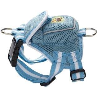 Pocket Bark Reflective Adjustable Dog Harness with Pouch and Dual Harness Rings