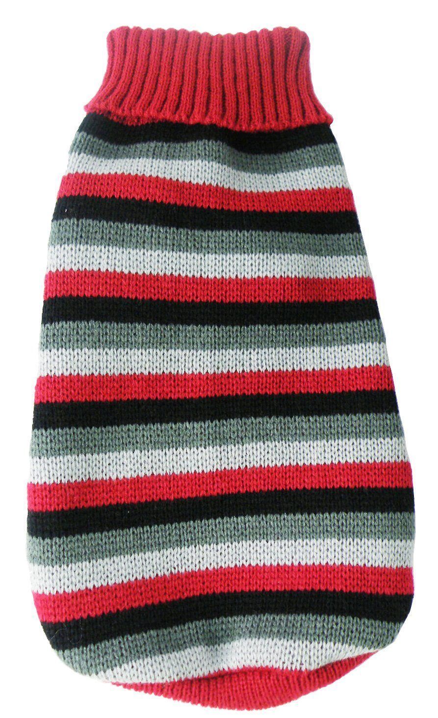 Polo-Casual Lounge Cable Knitted Turtle Neck Dog Sweater