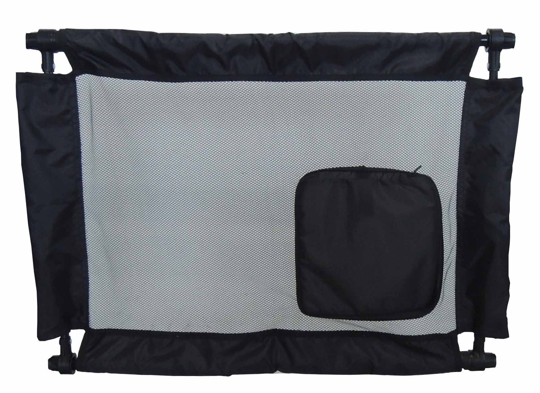 Porta Gate Anti-Drilling Nylon Mesh Collapsible Folding Travel Pet Dog Gate