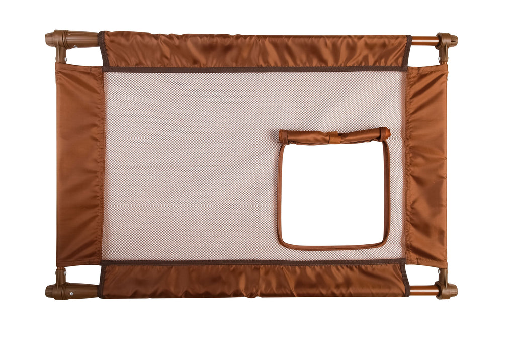 Porta Gate Anti-Drilling Nylon Mesh Collapsible Folding Travel Pet Dog Gate