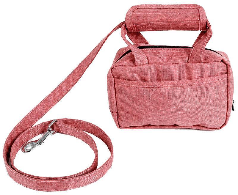 Posh Walk Purse Dog Leash, Accessory Holder and Waste Bag Dispenser