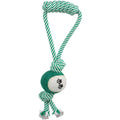 Pull Away All Natural Jute Rope and Tennis Ball Dog Toy