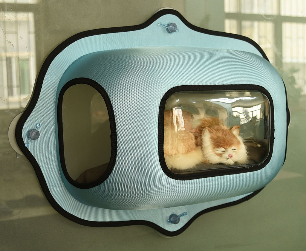Purr-View Suction Cup Kitty Cat Lounger Bed – Multiple Colors