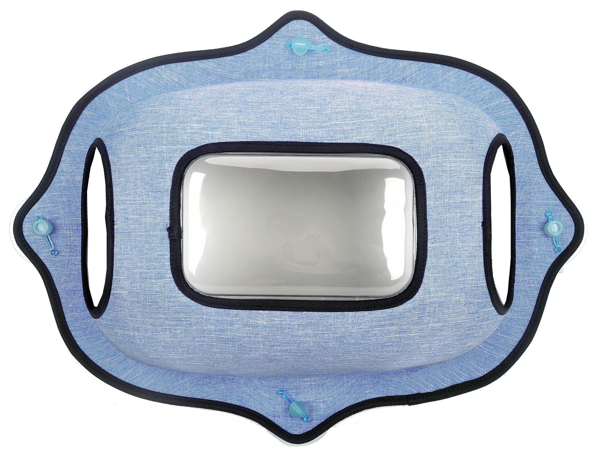 Purr-View Suction Cup Kitty Cat Lounger Bed – Multiple Colors
