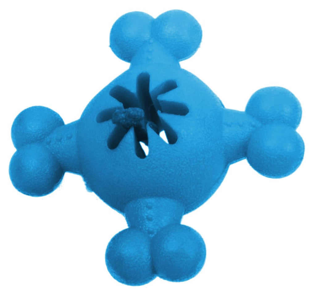 Quadra-Bone TPR Treat Dispensing Durable Dog Toy