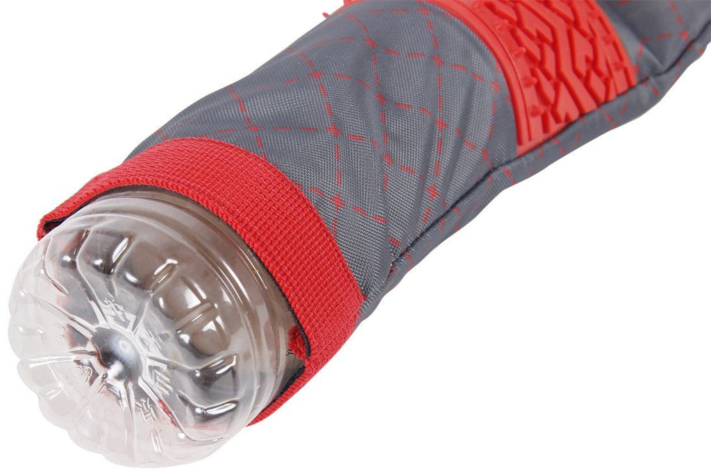 Quash Water Bottle Inserting Nylon and Rubber Crackling Dog Toy