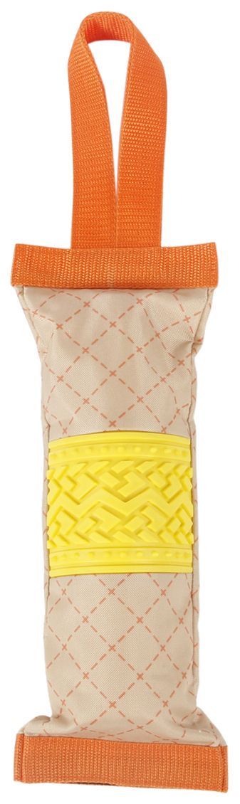 Quash Water Bottle Inserting Nylon and Rubber Crackling Dog Toy