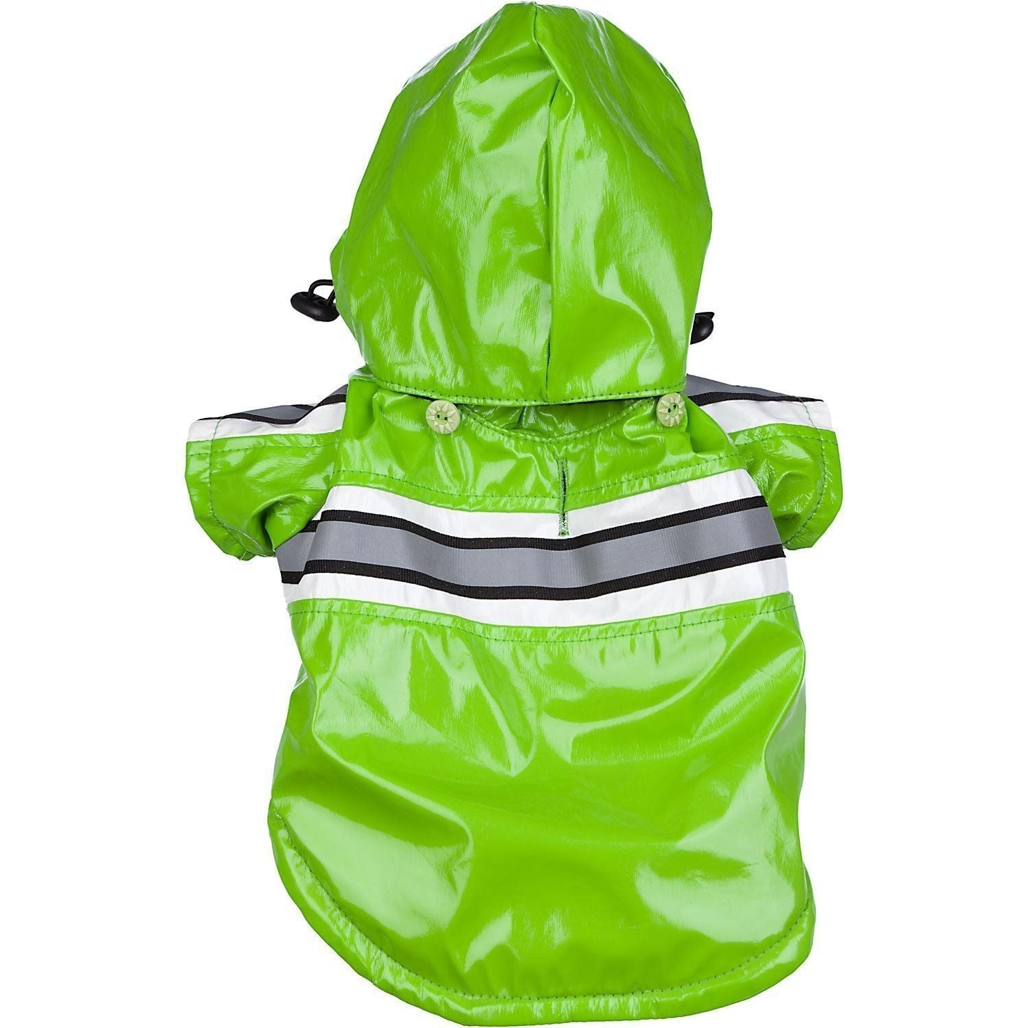 Reflecta-Glow Reflective Waterproof Adjustable Dog Raincoat with Removable Hood