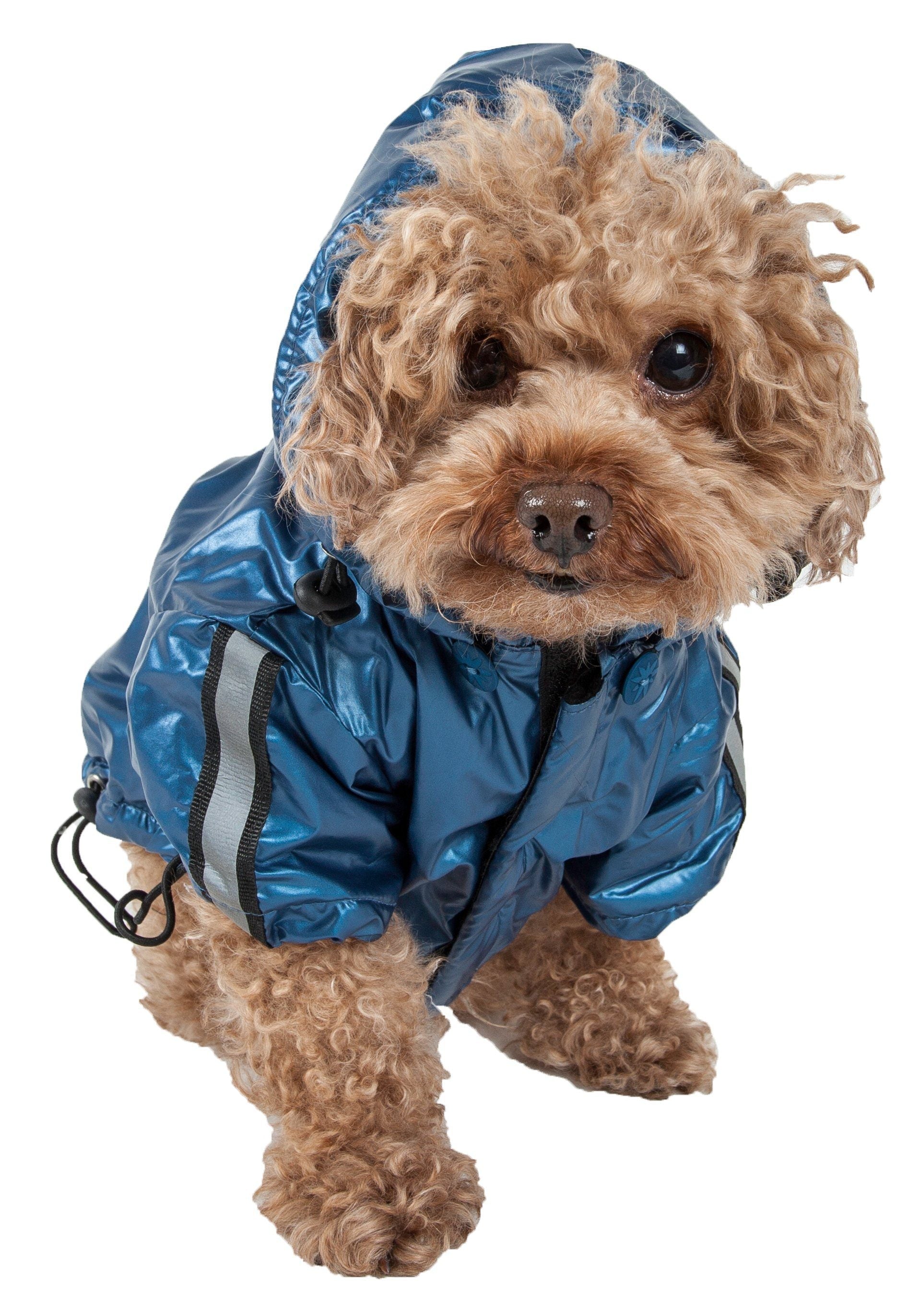 Reflecta-Sport Multi-Adjustable Reflective Weatherproof Dog Raincoat – Windbreaker