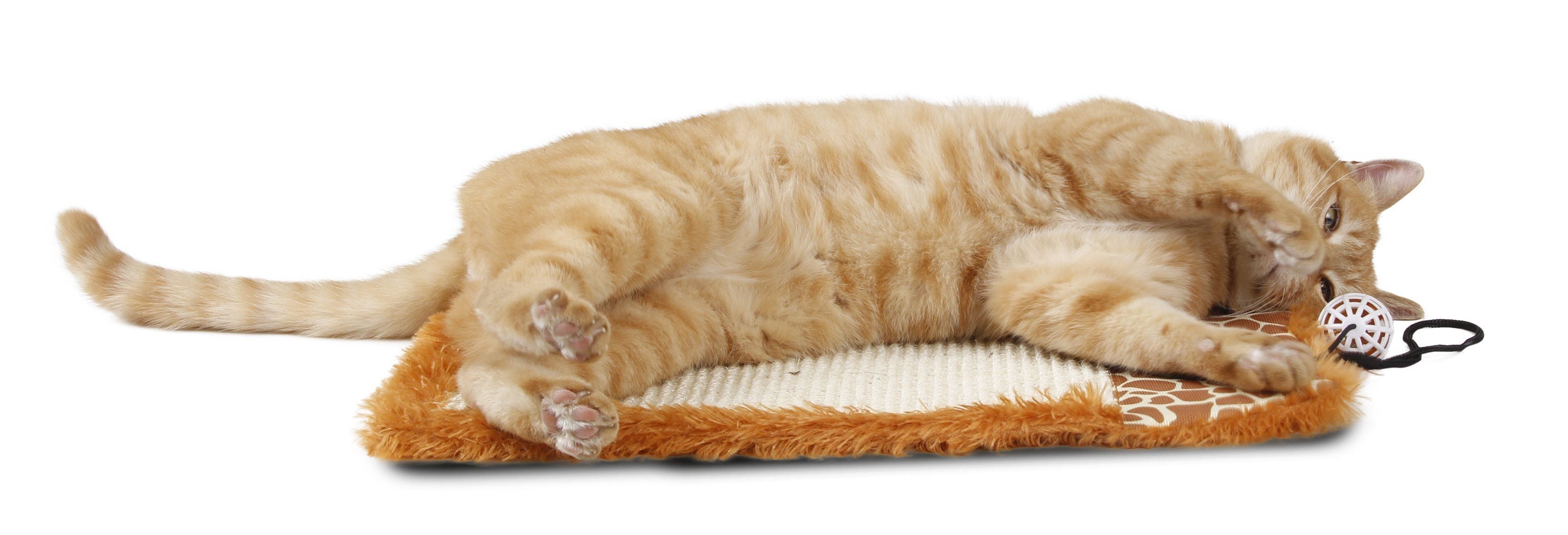 Pet Life ® 'Scrape-Away' Sisal and Jute Hanging Carpet Cat Scratcher Toy