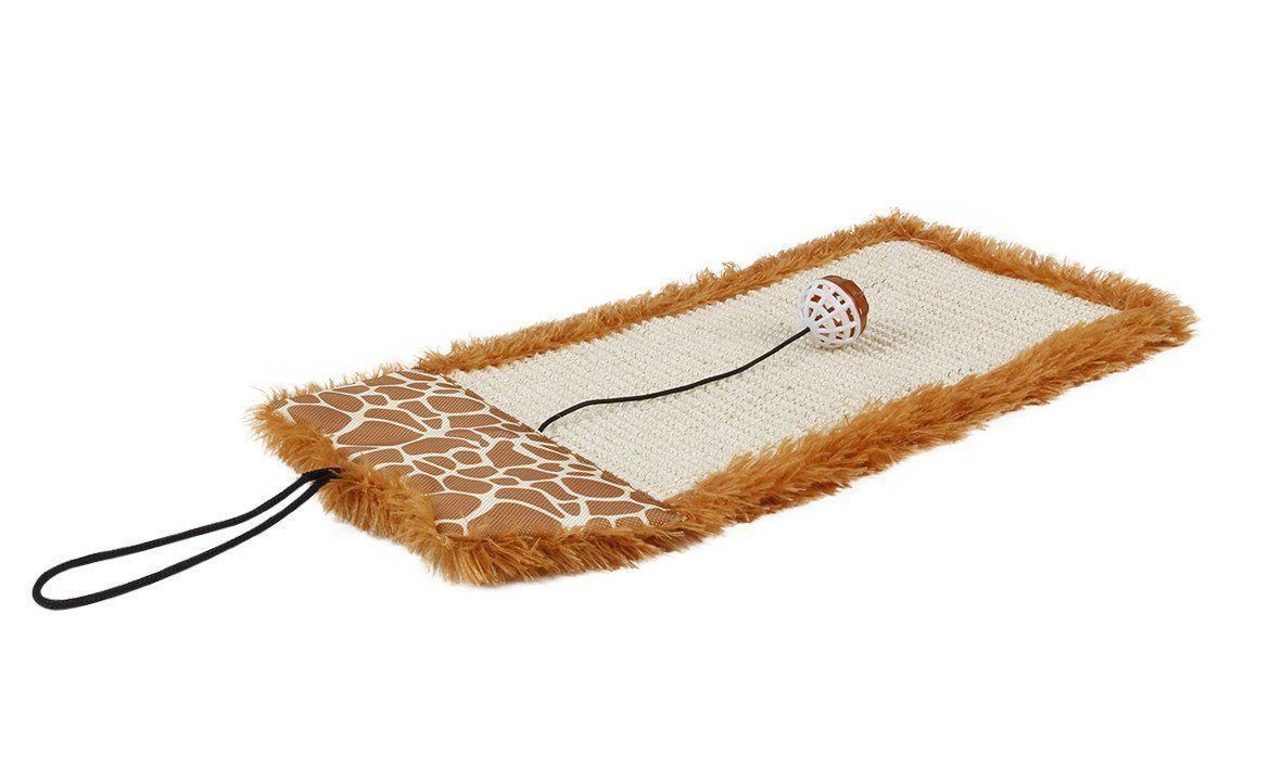 Scrape-Away Sisal and Jute Hanging Carpet Cat Scratcher Toy