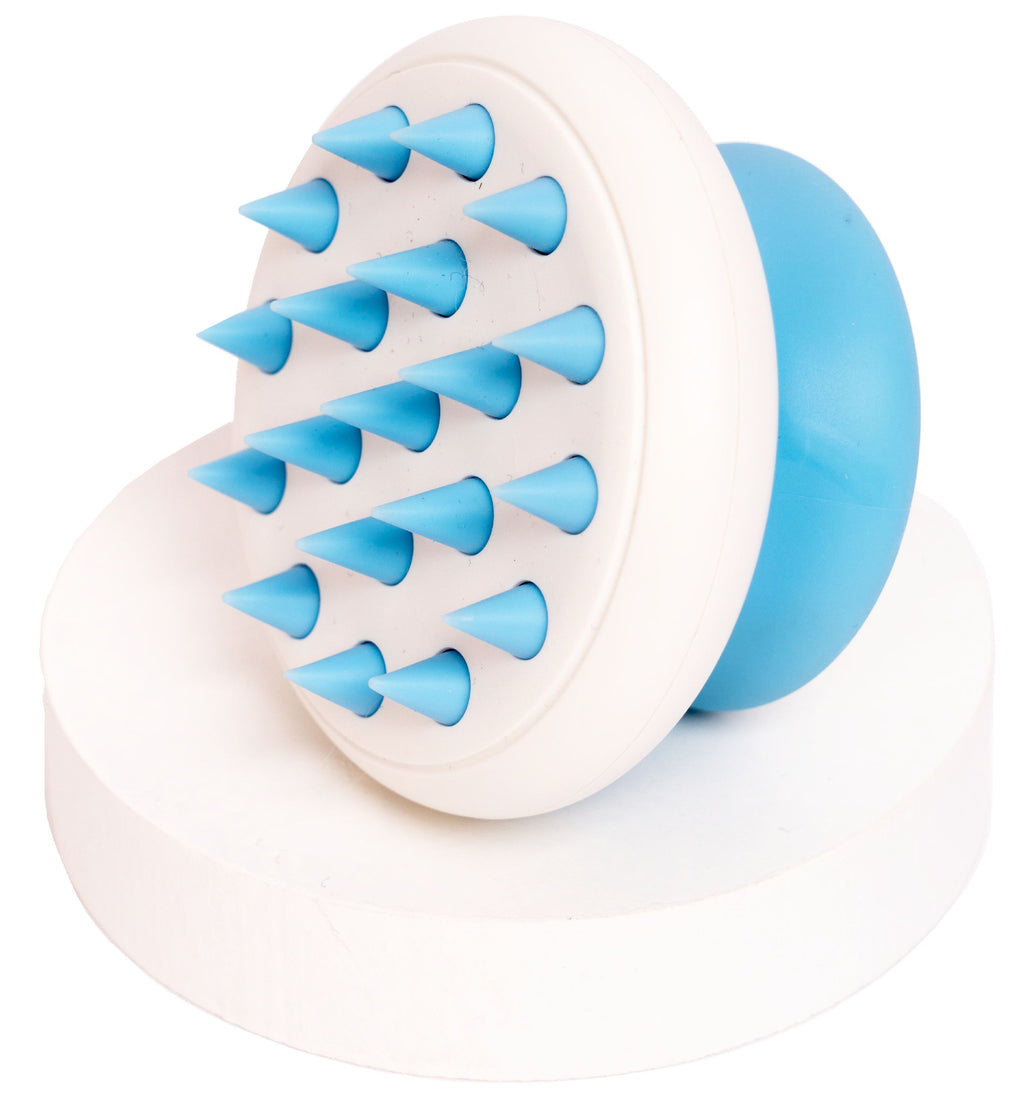 Scwubba Handheld Bathing Brushing and Massaging Soft Flexible Grooming Pet Comb