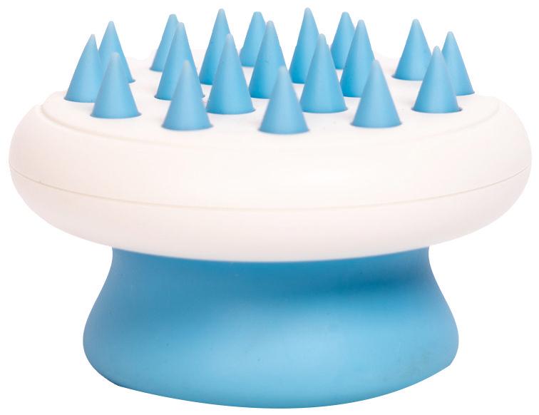 Scwubba Handheld Bathing Brushing and Massaging Soft Flexible Grooming Pet Comb