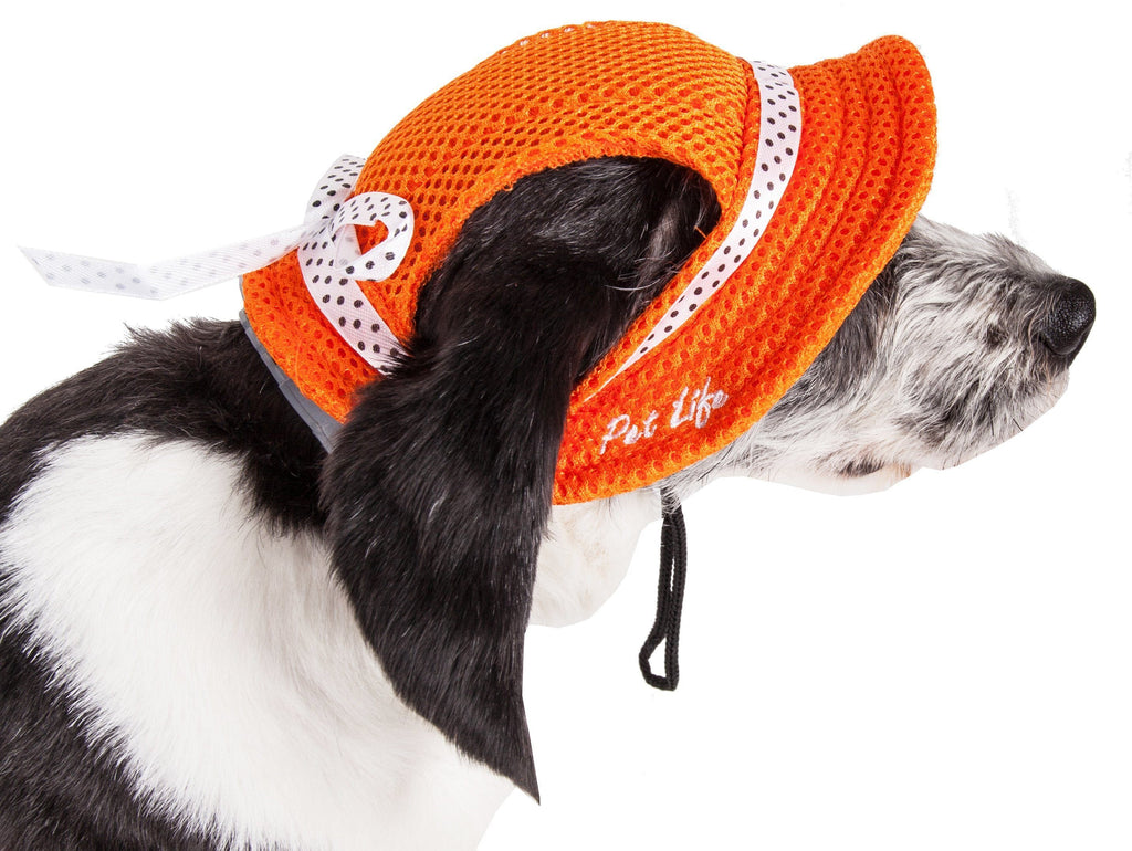 Sea Spot Sun UV Protectant Adjustable Mesh Brimmed Dog Hat Cap – Multiple Colors