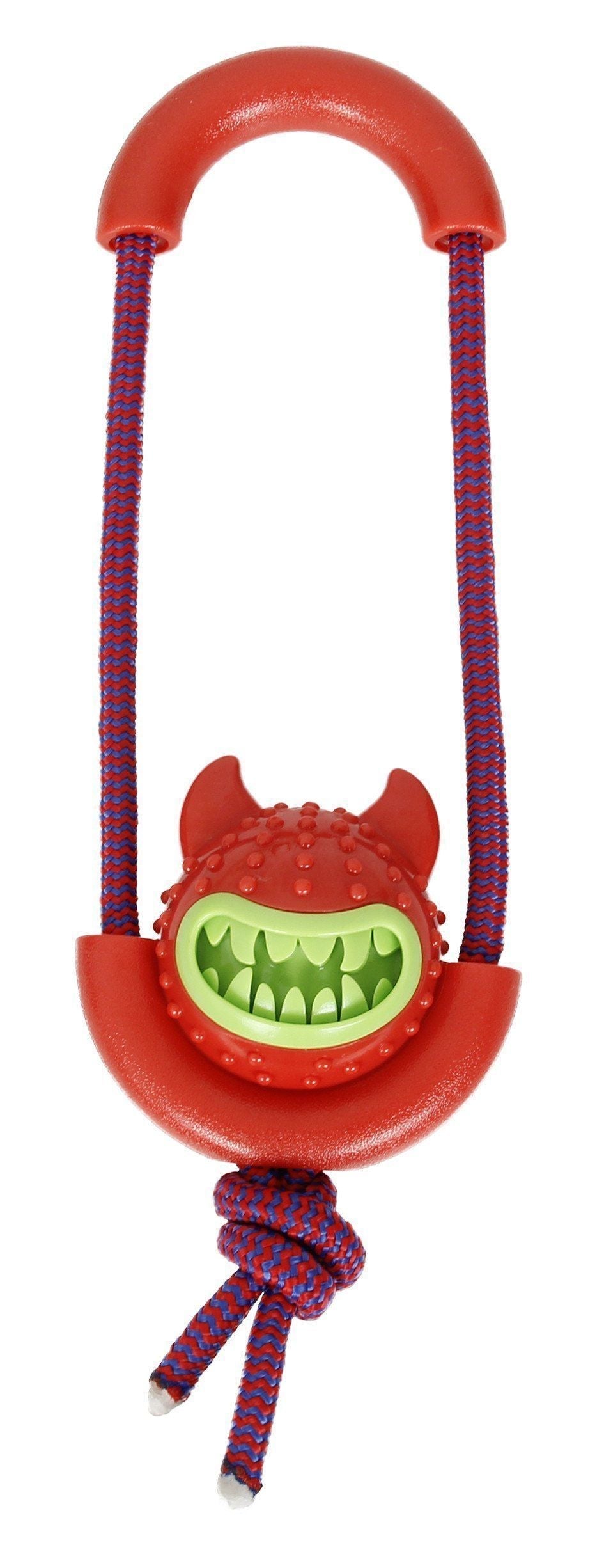 Sling-Away Tug and Squeak Natural Jute and Rubber Dog Toy