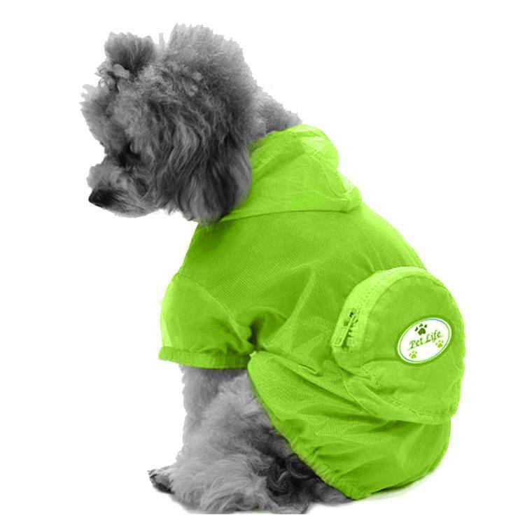 Thunder Paw Ultimate Waterproof Collapsible Multi-Adjustable Travel Dog Raincoat