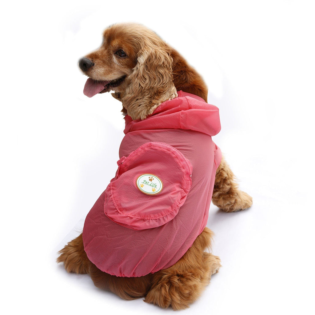 Thunder Paw Ultimate Waterproof Collapsible Multi-Adjustable Travel Dog Raincoat