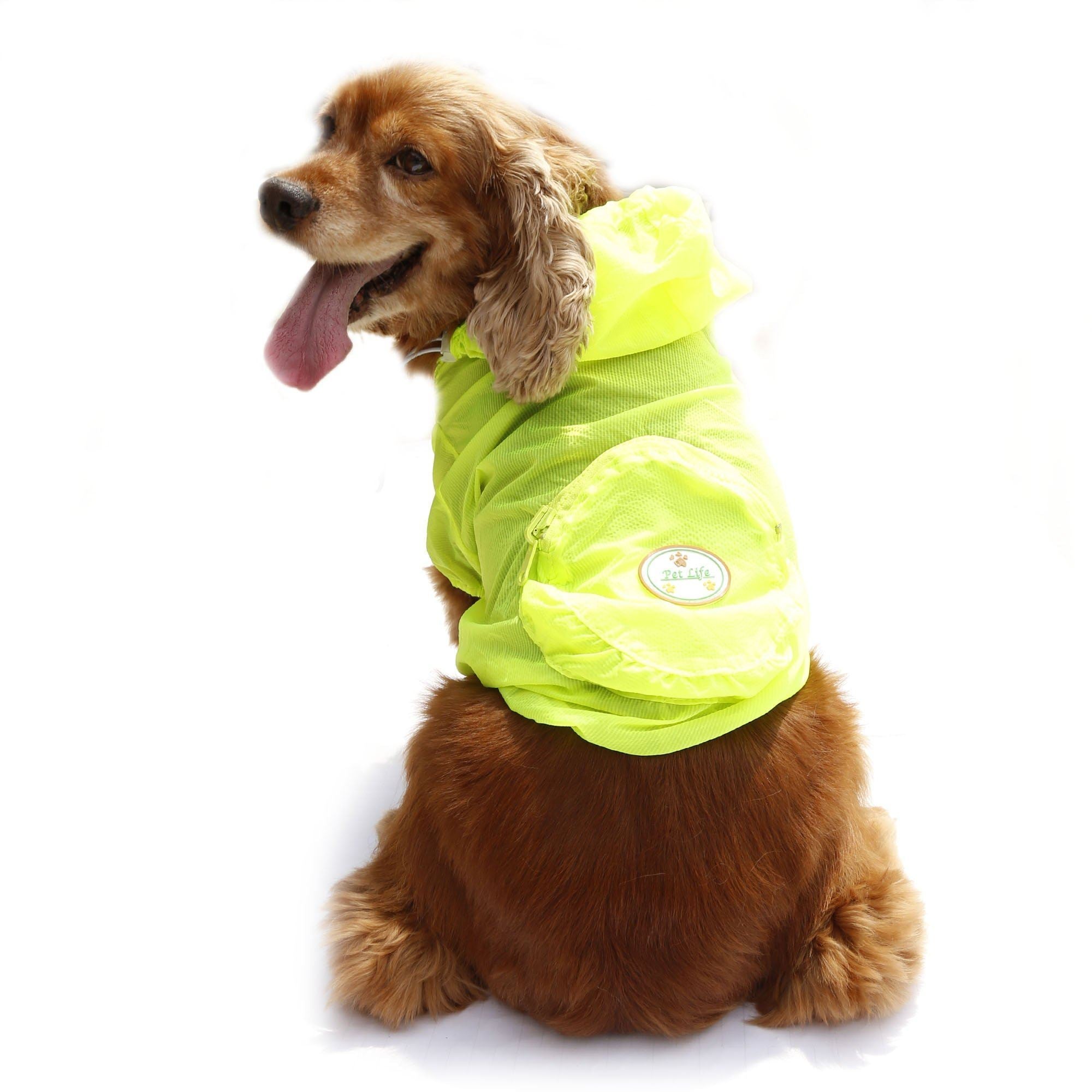 Thunder Paw Ultimate Waterproof Collapsible Multi-Adjustable Travel Dog Raincoat