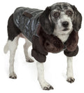Track-Collared Metallic Ultra Fur 3M Insulated Dog Jacket
